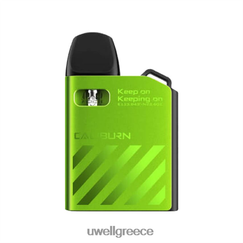 UWELL Disposable Vape - 4XVT2F90 UWELL CALIBURN AK2 κιτ | 15w σκοτεινό πράσινο